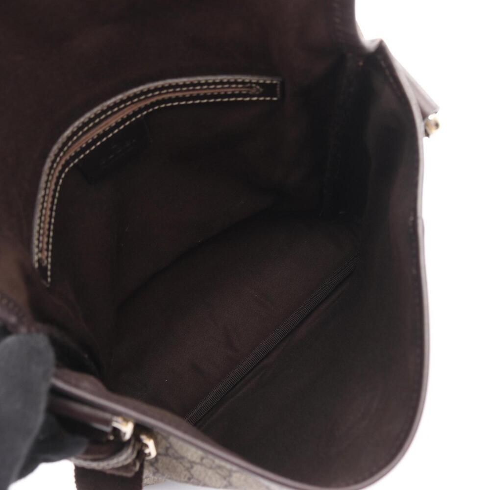 Gucci GG Supreme Shoulder Bag/Handbag, Coated Canvas and Leather, Women's, Be... - Picture 3 of 10